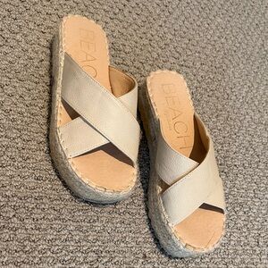 Beach Women's Tan Espadrille Sandals